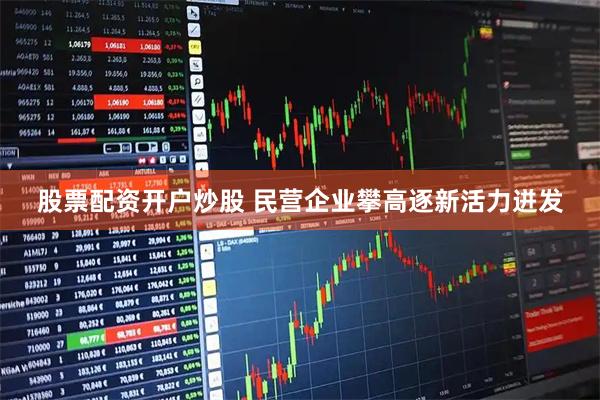 股票配资开户炒股 民营企业攀高逐新活力迸发